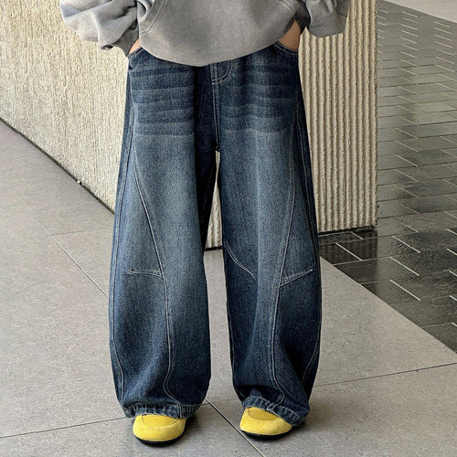 Damen weite Designer-Jeans Drune