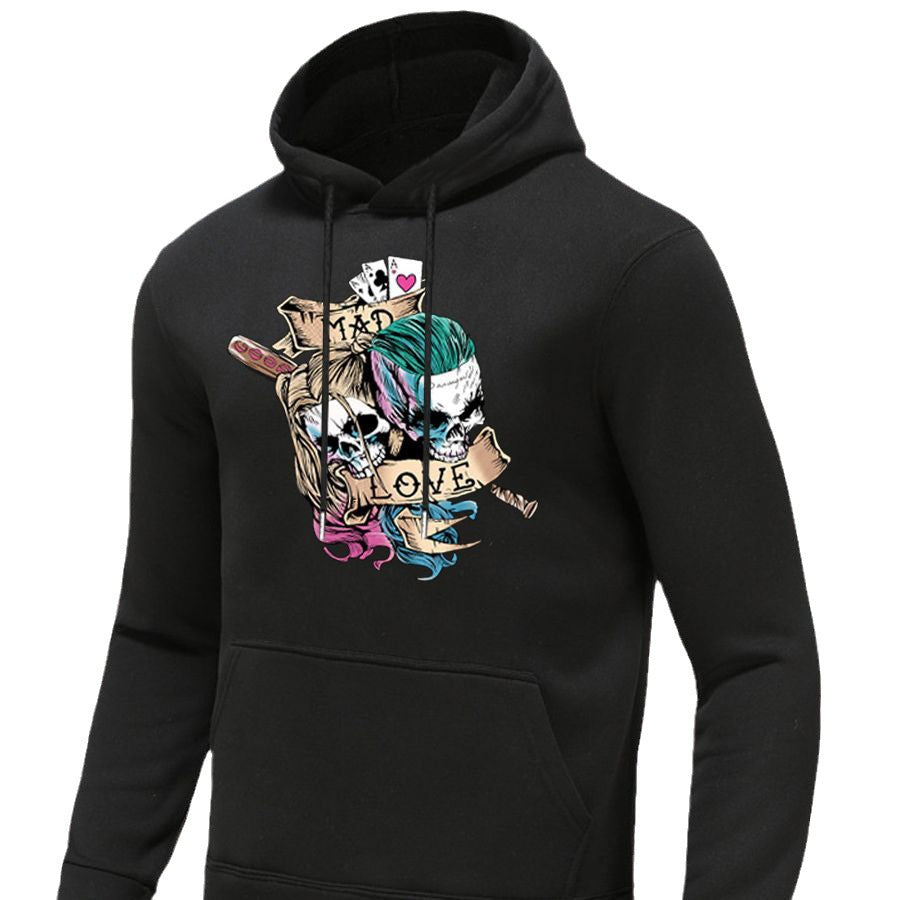 Damen Kapuzenpullover mit einzigartigem Kunstmotiv Drune