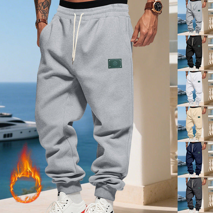 Herren bequeme Jogginghose mit verstellbarem Bund und praktischen Seitentaschen Drune