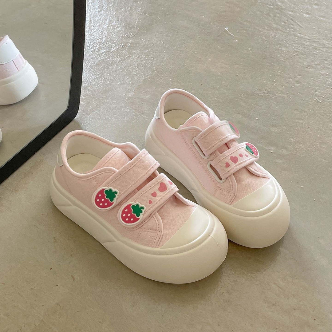 Damen bequeme und verspielte Sneaker mit Klettverschluss von Drune