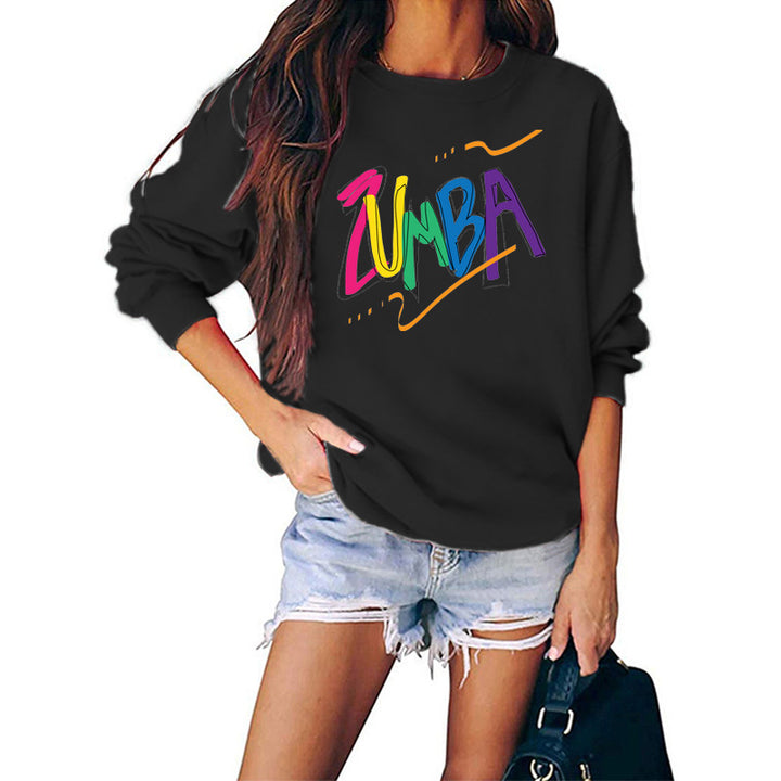 Damen Sweatshirt mit modernem Zumba-Design und lässiger Passform Drune