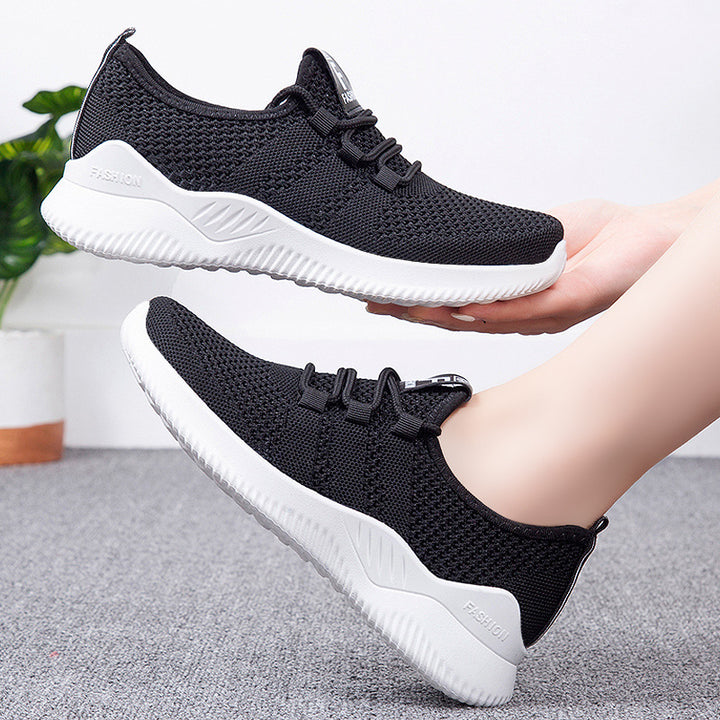 Unisex nan leichte Strick-Sneaker mit elastischer Schlupfkonstruktion und dämpfender EVA-Sohle Drune