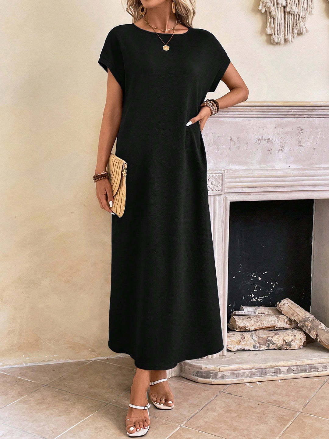 Damen Maxikleid Drune