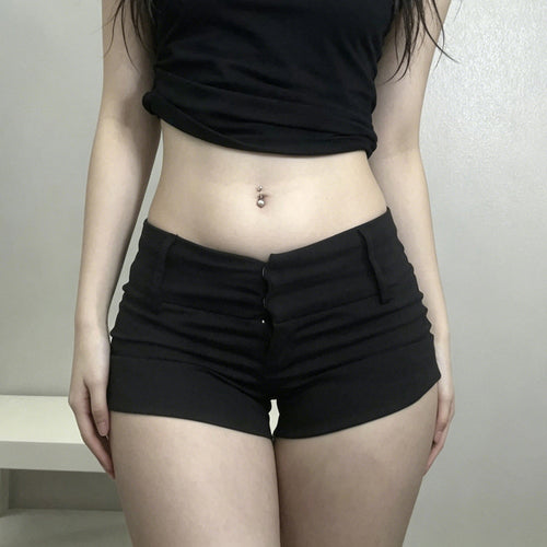 Damen elegante Tailored Shorts Drune