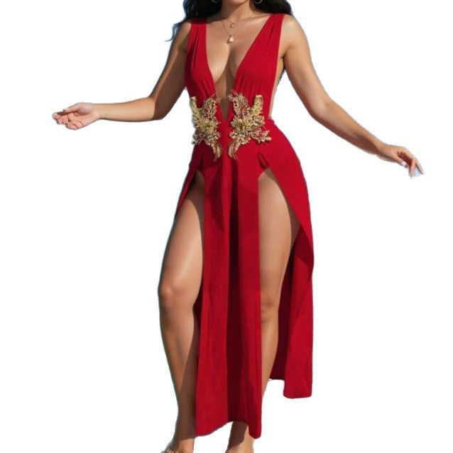 Damen Strandkleid Drune