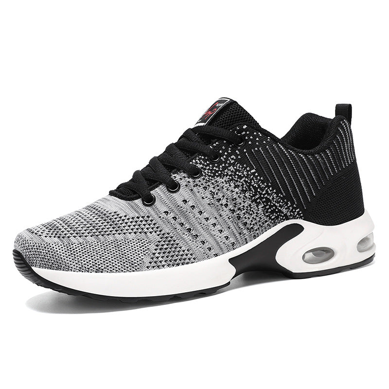 Herren nan leichter Performance-Sneaker mit 3D-Strickoberteil, integrierter Luftkammer-Zwischensohle und rutschfester Trail-Laufsohle Drune