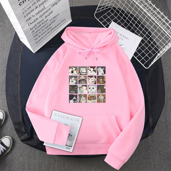 Damen Sweatshirt mit Tier-Motiv Drune