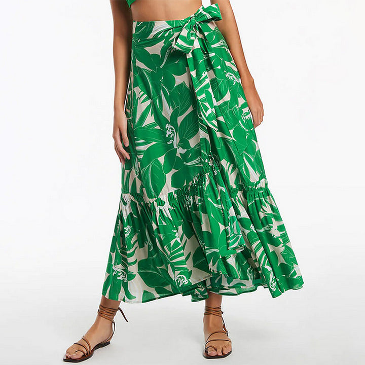 Damen Einteiler Badeanzug mit floralem Design und raffinierter Taillierung Drune