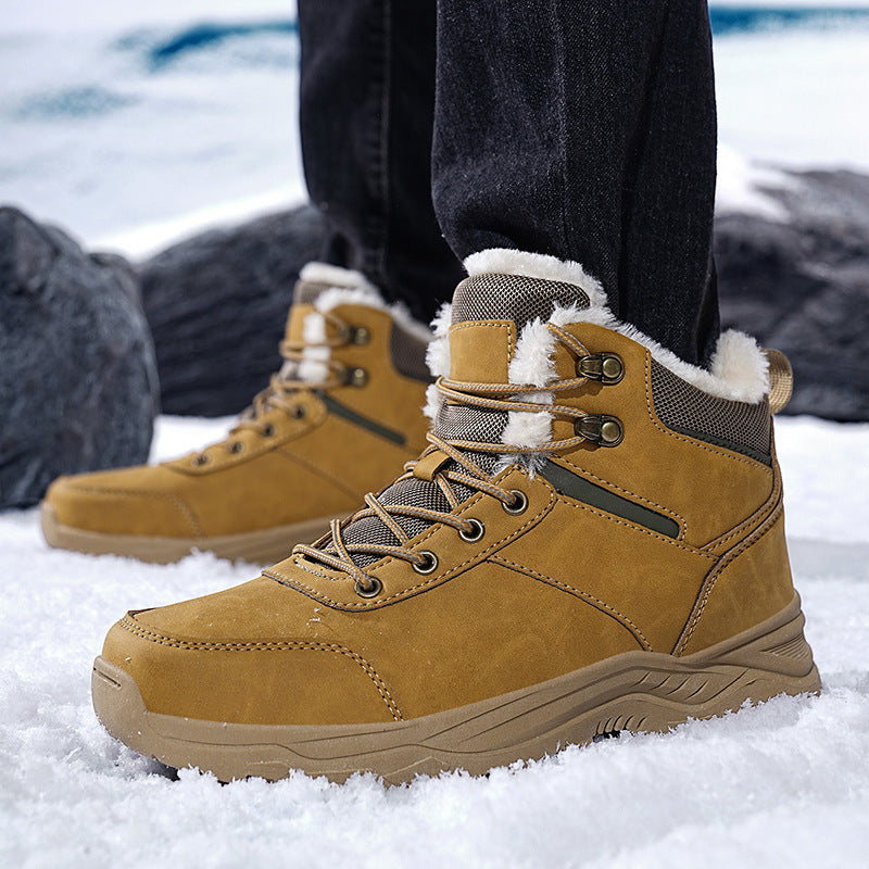 Damen Hochwertige Winterboots mit isolierter Innensohle und rutschfester Sohle Drune