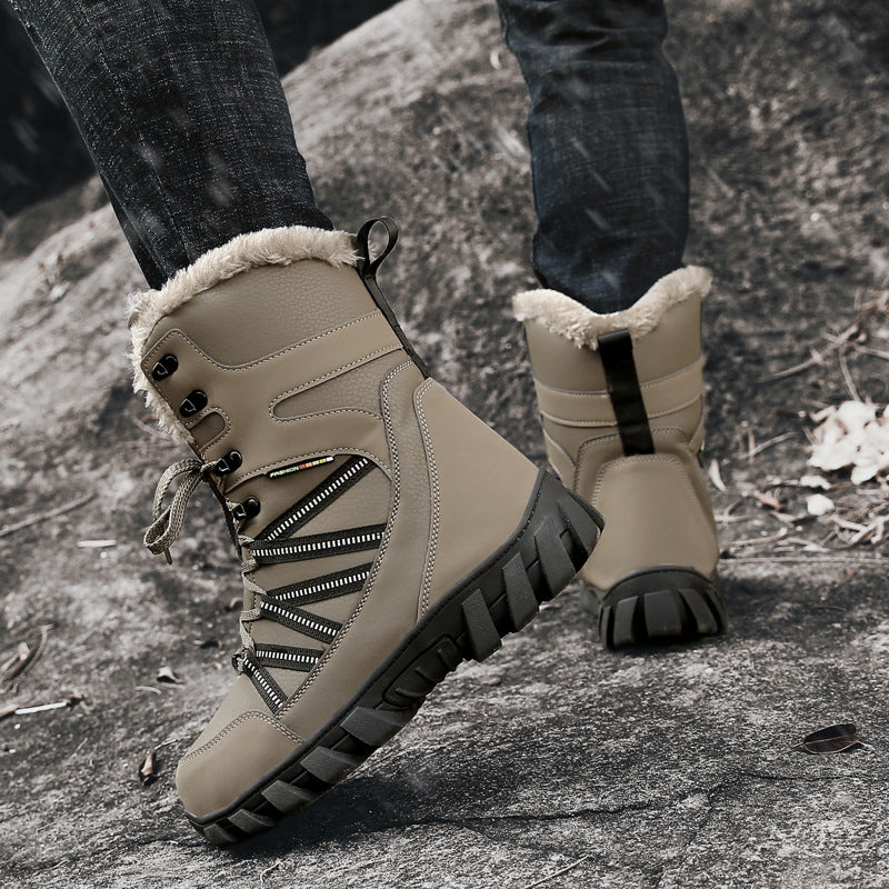 Damen Winterstiefel mit rutschfester Sohle und isolierendem Futter Drune