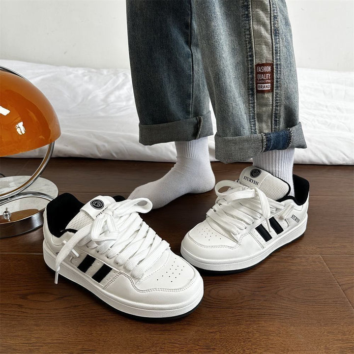 Damen modische Sneakers mit atmungsaktiven Mesh-Einsätzen und rutschfester Sohle Drune