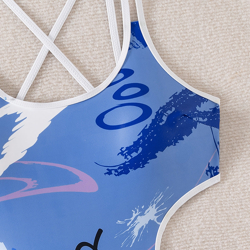 Damen Einteiliger Badeanzug mit trendigen Cut-Out-Details Drune