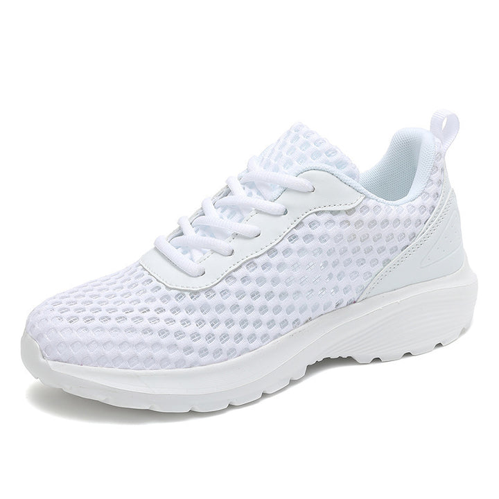 Damen nan leichte dreidimensionale Mesh-Walking-Sneaker mit viskoelastischem Fußbett und haftstarker Profilsohle Drune