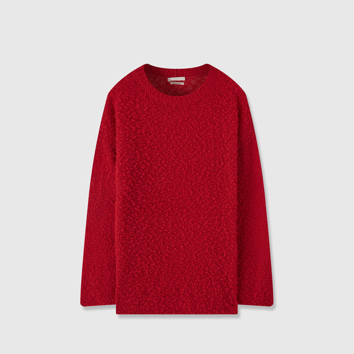 Damen Kuscheliger Strickpullover mit weichem Material und weitem Schnitt Drune