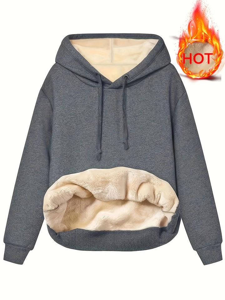 Damen Hoodie mit kuscheligem Innenfutter und modernem Schnitt Drune