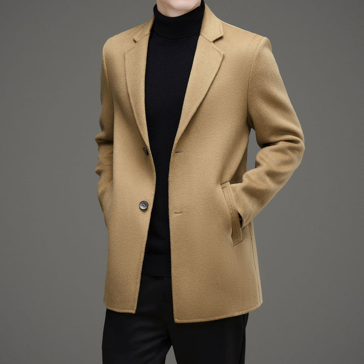 Herren Chic Eleganter Wollmantel Drune