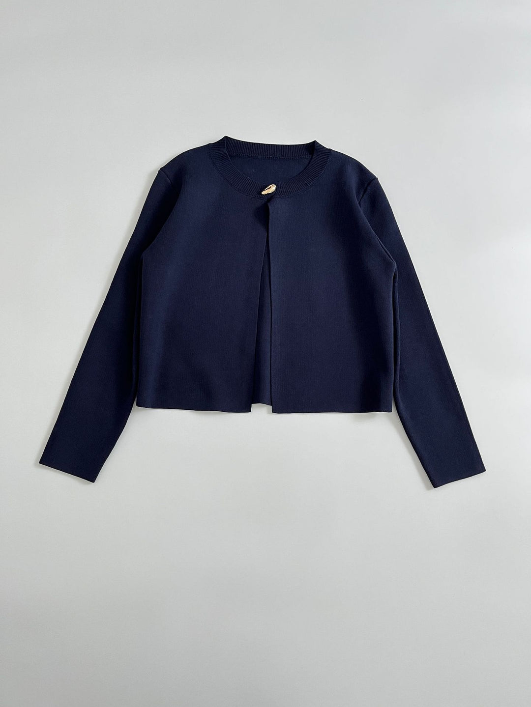 Damen elegante Strickjacke mit dekorativer Knopfdetails Drune