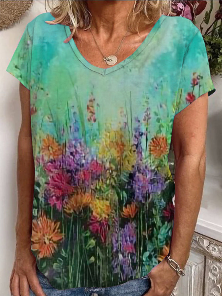 Damen T-Shirt mit einzigartigem Mandala-Design Drune