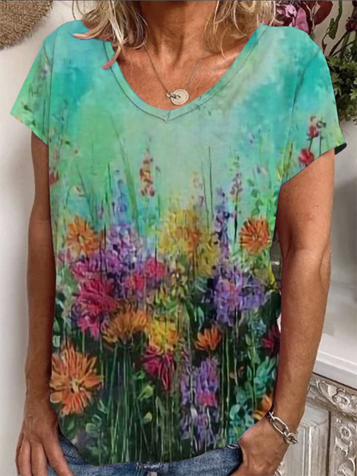 Damen T-Shirt mit einzigartigem Mandala-Design Drune