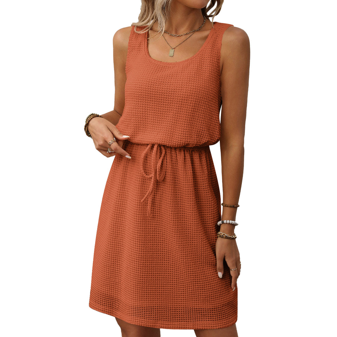 Damen Freizeitkleid mit elastischem Taillenband Drune