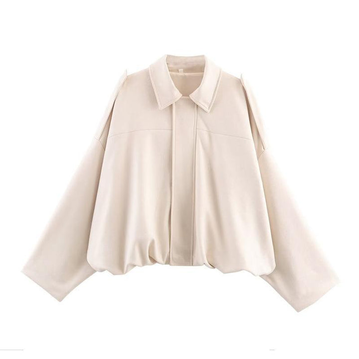 Damen Freizeitjacke im modischen Oversized-Design mit praktischen Taschen Drune