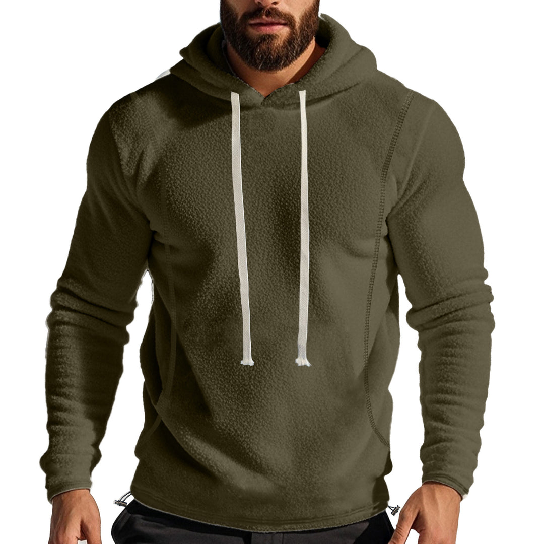 Herren bequemer Kapuzenpullover aus Kuschelmaterial Drune