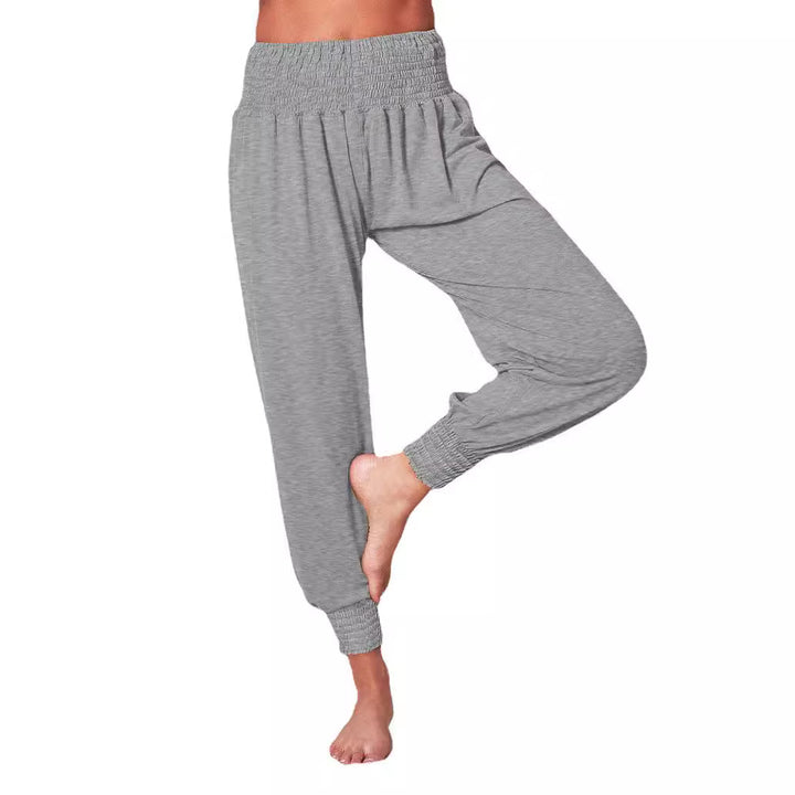 Damen luftige Sommerhose mit elastischem Bund Drune