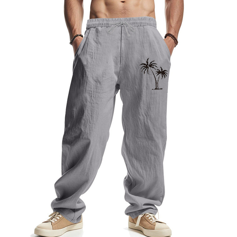 Herren Legere Freizeithose mit seitlichem Logodruck Drune
