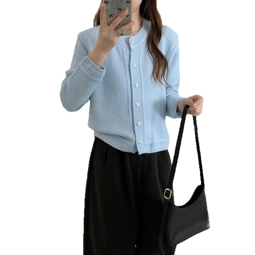 Damen Strickjacke mit strukturiertem Muster und hochwertigen Knöpfen Drune
