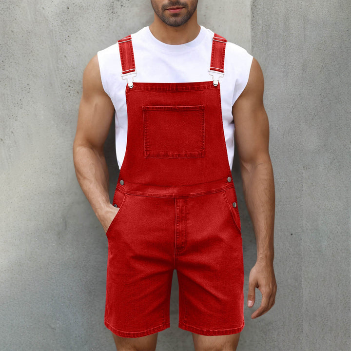 Herren Lässige Denim-Latzhose Heidi-Mode