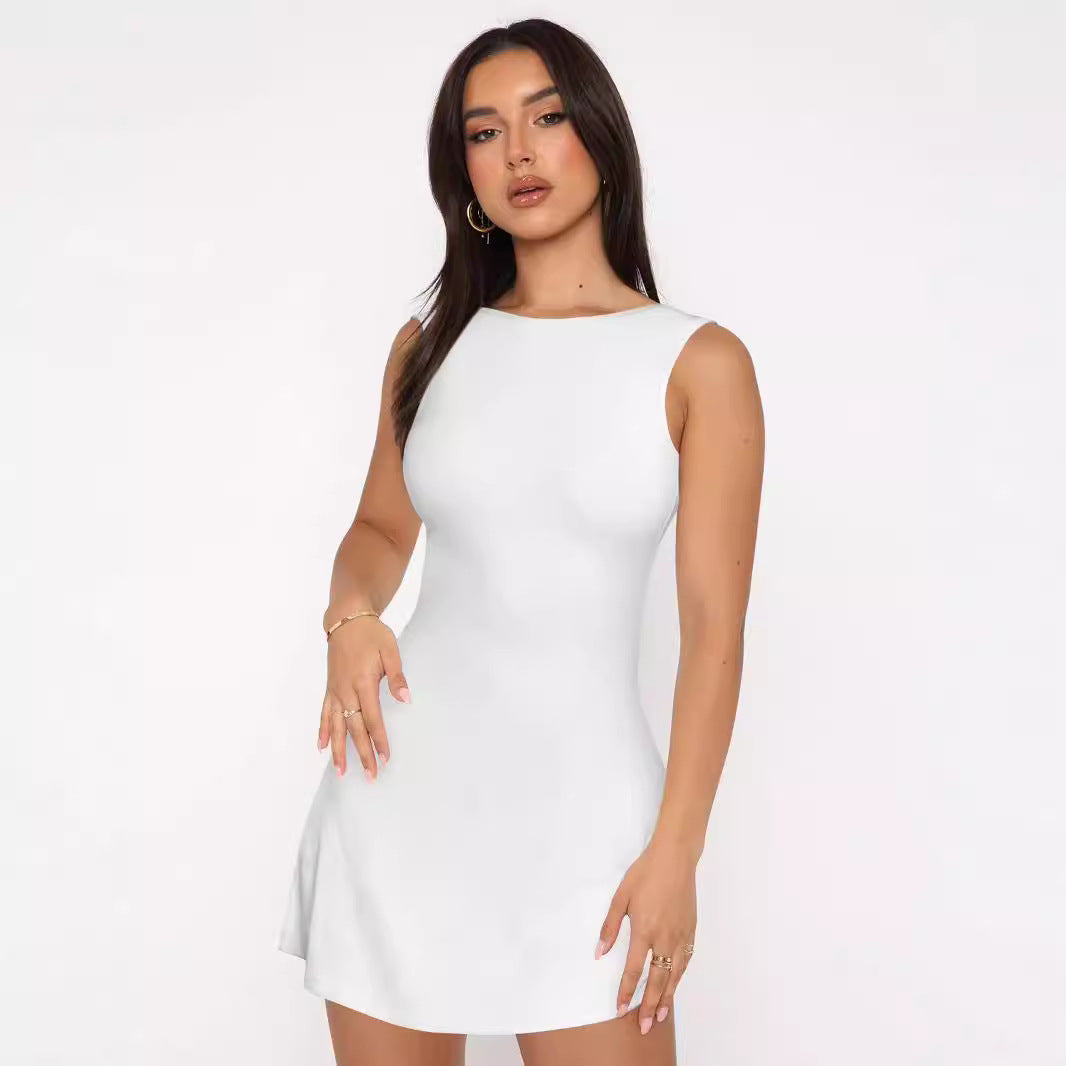 Damen Figurumspielendes Kleid mit elegantem Schnitt Drune
