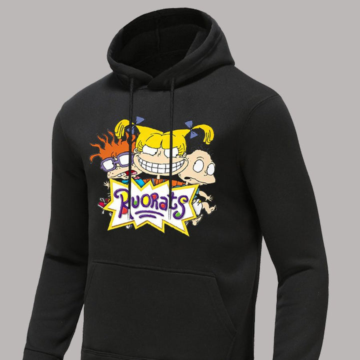 Damen Kapuzenpullover mit einzigartigem Cartoon-Motiv Drune