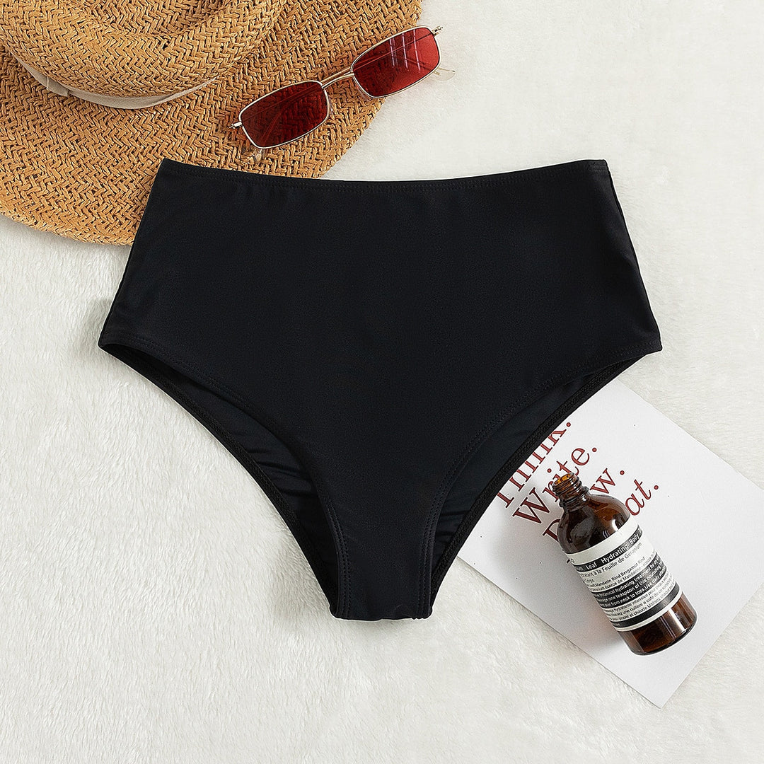 Damen Hochgeschnittenes Bikiniunterteil mit elegantem Schnitt Drune