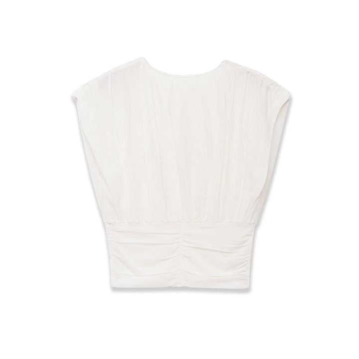 Damen modisches Oversize-Top mit raffiniertem Bund Drune