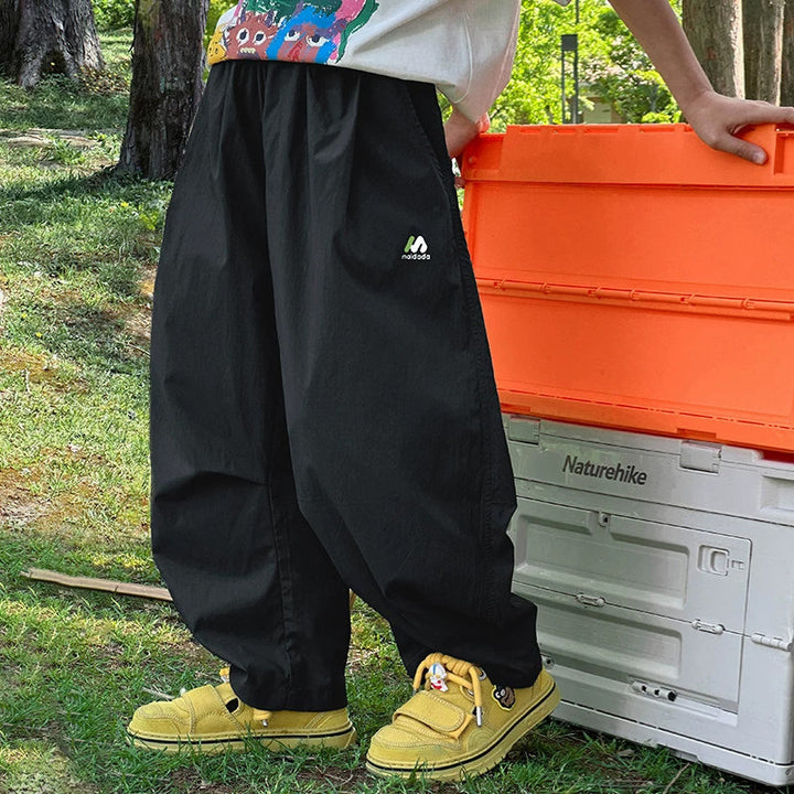 Damen weite Funktionshose mit elastischem Bund und seitlichen Taschen Drune