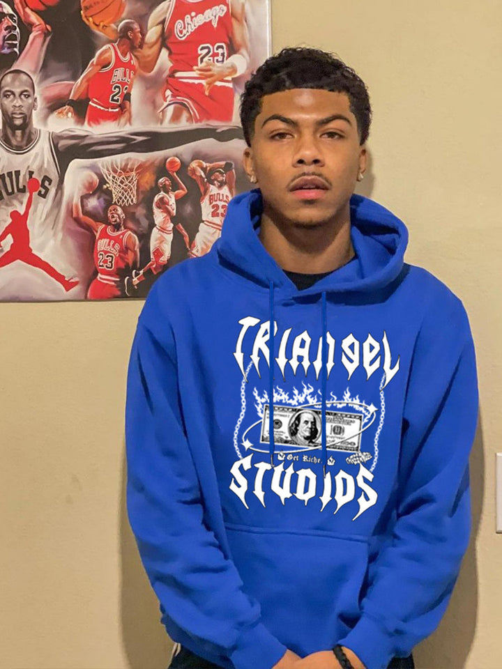 Herren Kapuzenpullover mit kreativem Grafikdruck Drune