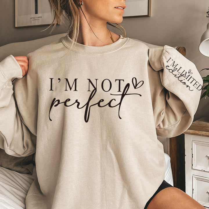 Damen Oversized Sweatshirt mit einzigartigem Statement-Print Drune