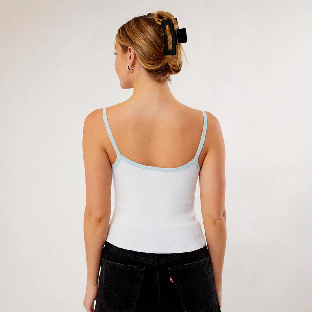 Damen Crop-Top mit feinen Spaghetti-Trägern Drune
