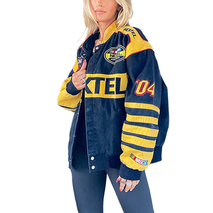 Damen sportliche Oversize-Jacke Drune