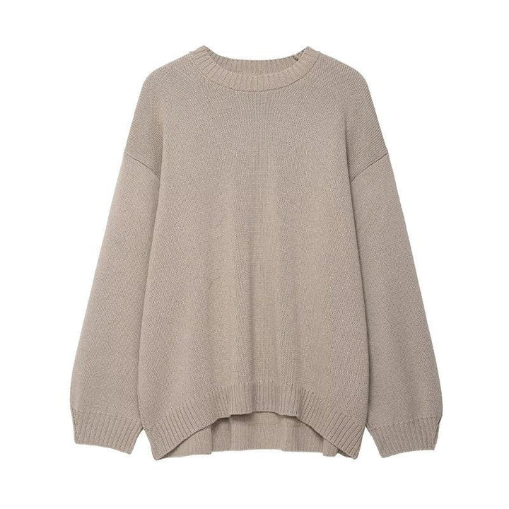 Damen gemütlicher Strickpullover Drune