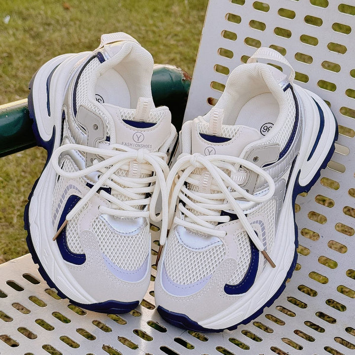 Damen Sportliche Sneakers mit atmungsaktiver Mesh-Oberfläche und modischer Silhouette Drune