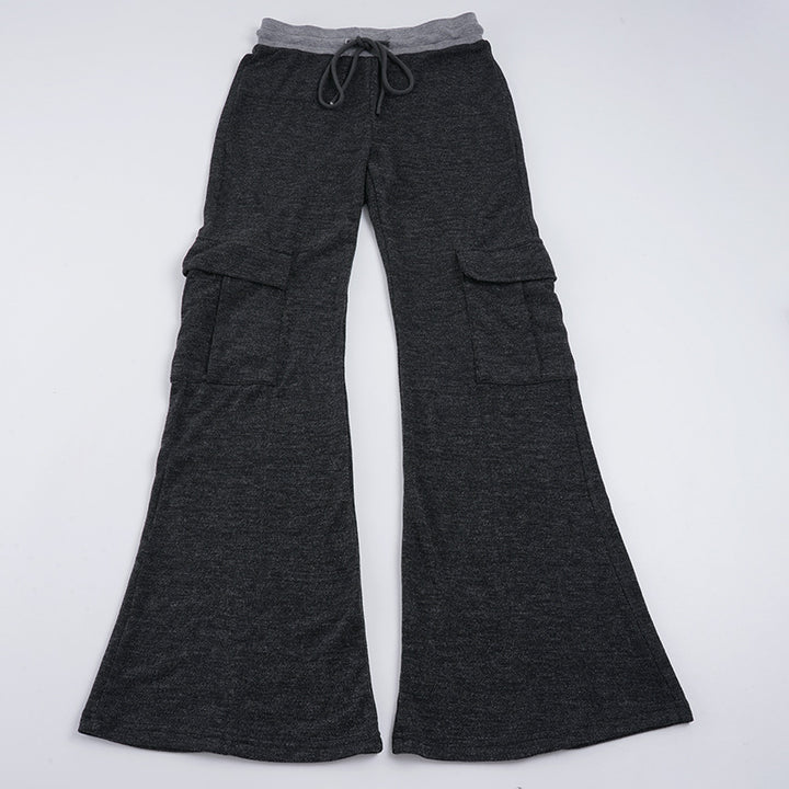 Damen Weite Cargo-Hose mit elastischem Bund und praktischen Taschen Drune