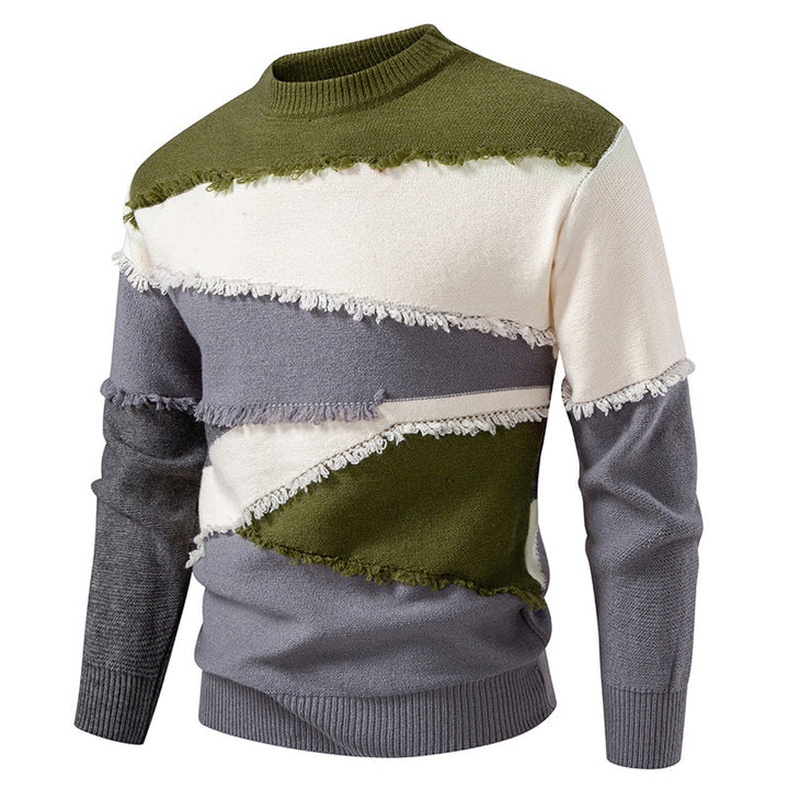Herren modischer Pullover mit einzigartigem Fransen-Design Drune