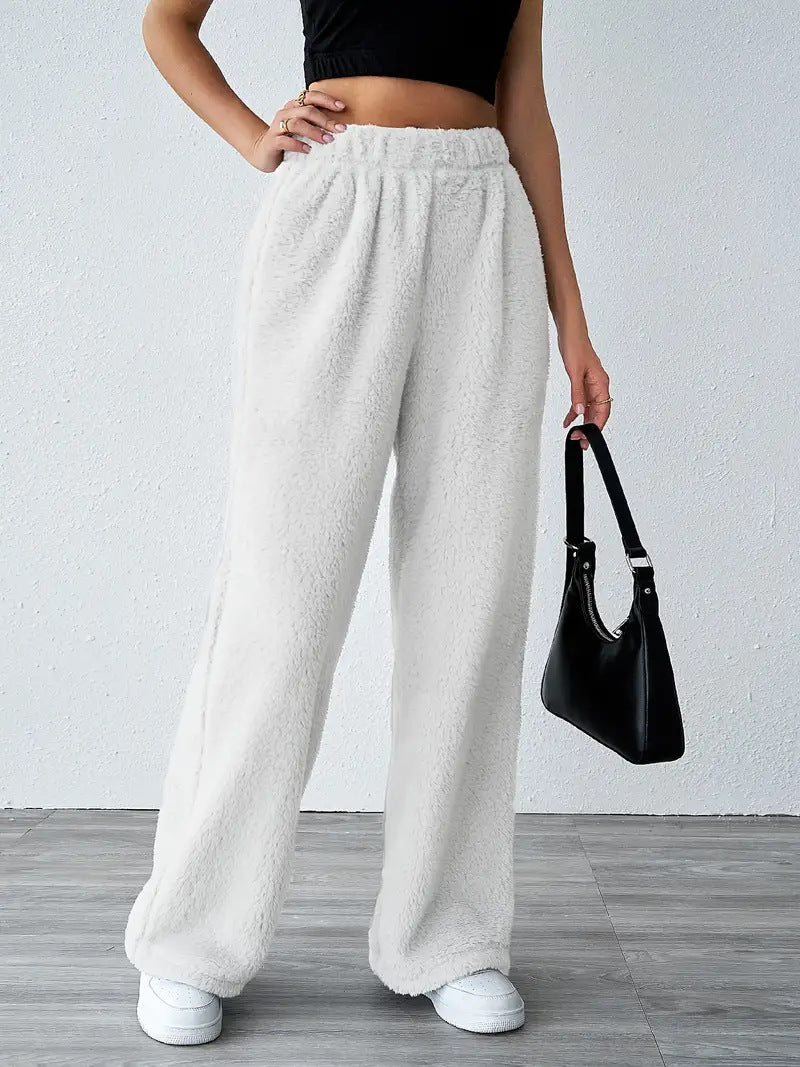 Damen Flauschige Relax-Hose Drune