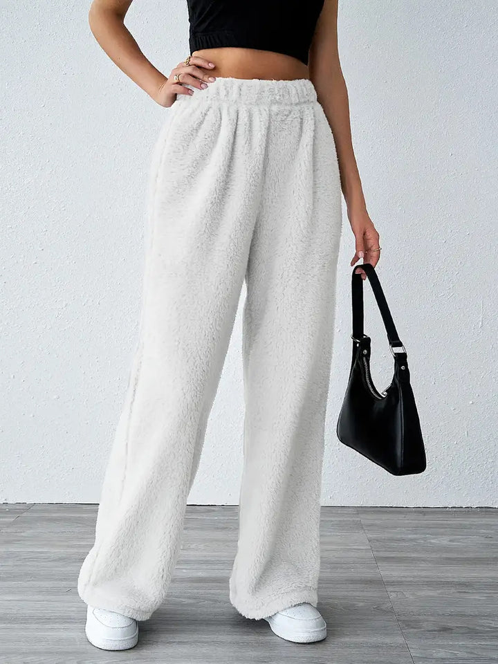 Damen Flauschige Relax-Hose Drune