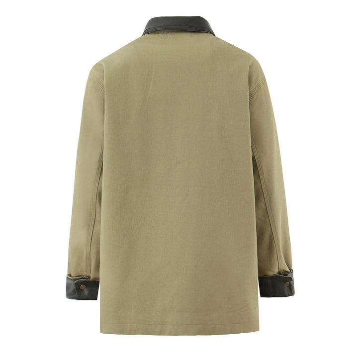 Damen strapazierfähige Arbeitsjacke mit elegantem Kragen und praktischen Taschen Drune