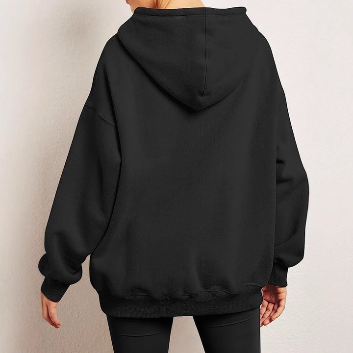 Damen Oversized Kapuzenpullover Drune