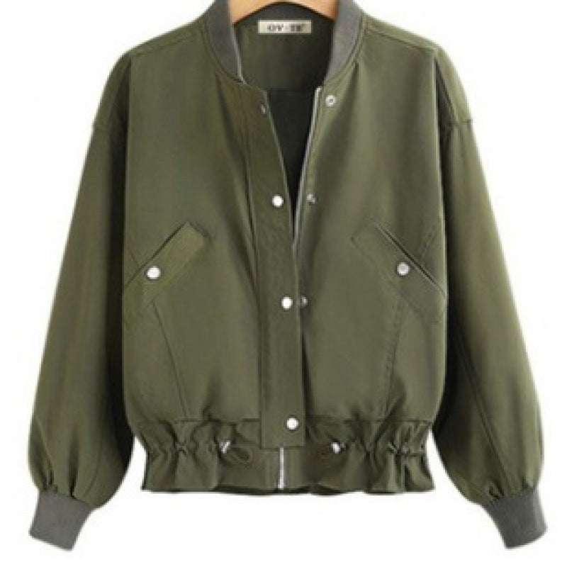 Damen Freizeitjacke mit elastischem Bund und praktischen Taschen Drune