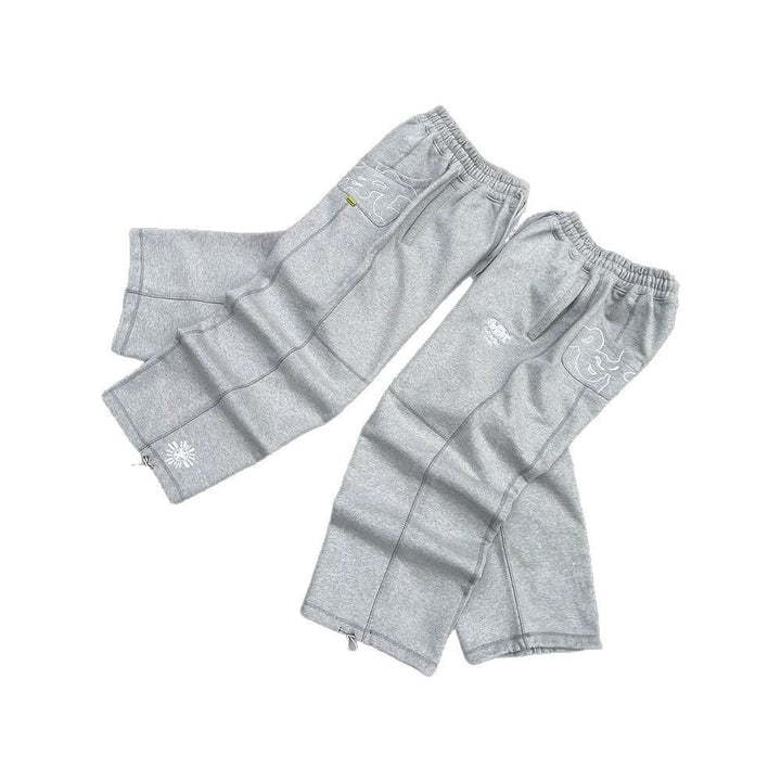 Damen Sweatpants mit innovativem Design und trendigem Zip-Detail Drune