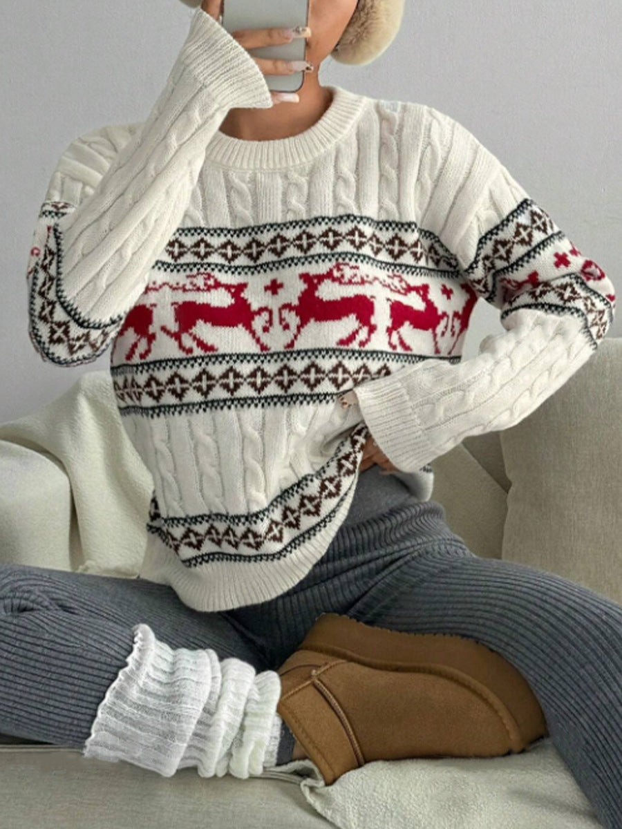 Damen Strickpullover Drune